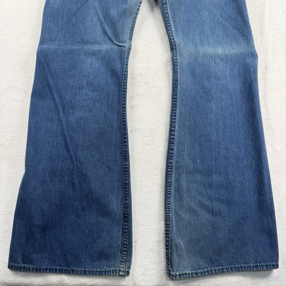 Vtg 60s Dungaree Jeans Men 30x33 Southern Apparel USA Flare Bell Boot CONE Denim